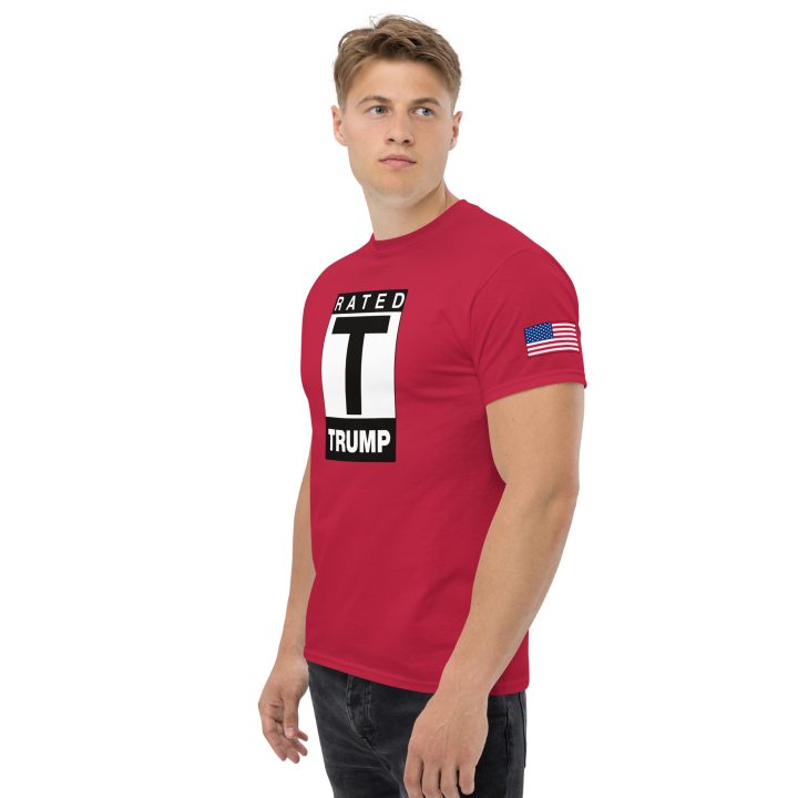 Unisex classic tee cardinal left front 672833e907e55.jpg