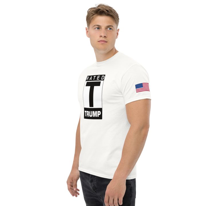 Unisex classic tee white left front 672833e9181f3.jpg