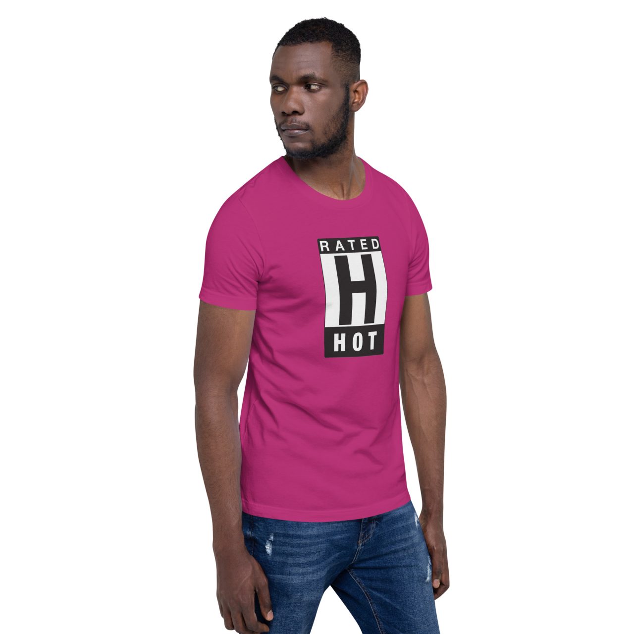 Unisex Staple T Shirt Berry Right Front 672dd5422870c.jpg