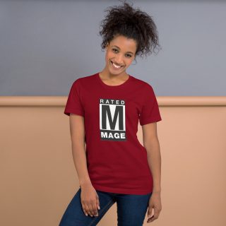 M for Mage Ratings Parody Tee