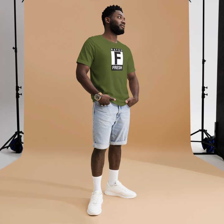 Unisex Staple T Shirt Olive Front 672831c2b3cd2.jpg