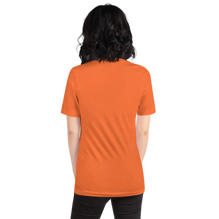 Unisex Staple T Shirt Orange Back 672dbf6eba45a.jpg