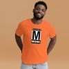 Unisex Staple T Shirt Orange Front 2 672dbb79a0a13.jpg