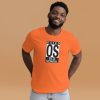 Unisex Staple T Shirt Orange Front 2 672dd94de59de.jpg