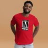Unisex Staple T Shirt Red Front 2 672dbb7928f4d.jpg