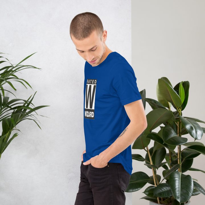 Unisex Staple T Shirt True Royal Left 672db92066ed2.jpg