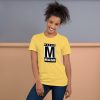 Unisex Staple T Shirt Yellow Front 672c9dc1137fc.jpg