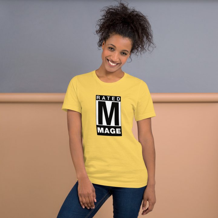 Unisex Staple T Shirt Yellow Front 672c9dc1137fc.jpg