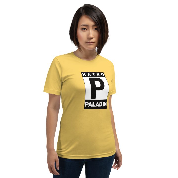 Unisex Staple T Shirt Yellow Front 672d4bc230a5e.jpg