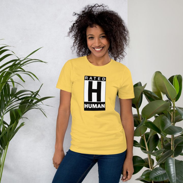 Unisex Staple T Shirt Yellow Front 672db77b94b84.jpg