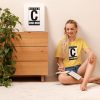 Unisex Staple T Shirt Yellow Front 6733b519ce221.jpg